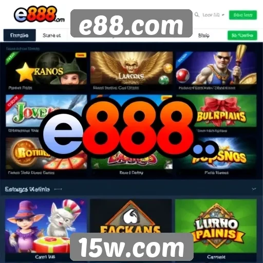 e88.com oferece diversidade de jogos online