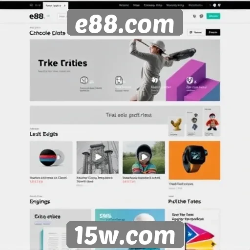 Atualizações recentes no design do e88.com